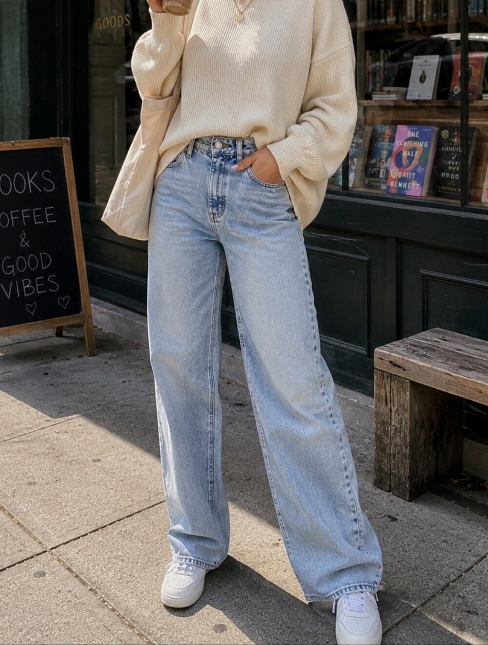 👖 Old Navy O.G. Loose High Rise Jeans Size 4 Light Wash